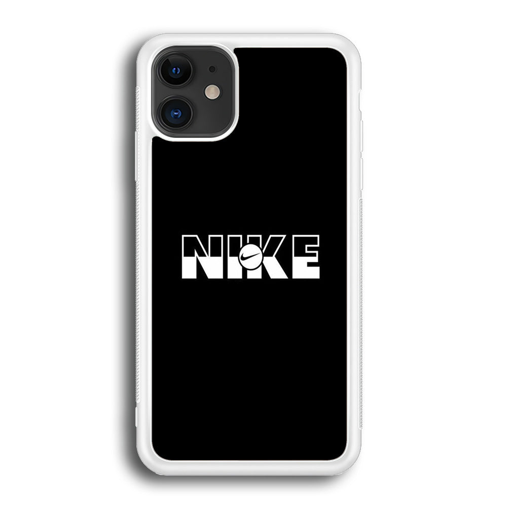 Nike Black Simple iPhone 12 Case