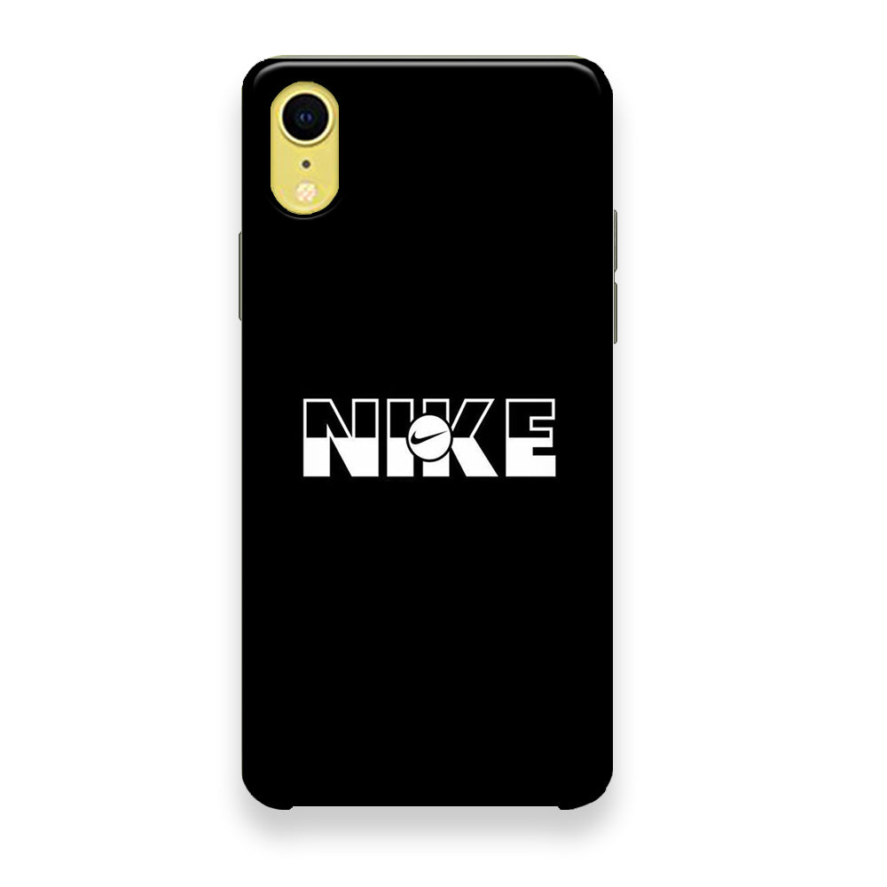 Nike Black Simple iPhone XR Case