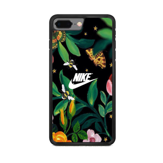 Nike Floral Frame Painting iPhone 8 Plus Case