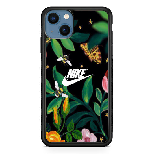 Nike Floral Frame Painting iPhone 13 Case