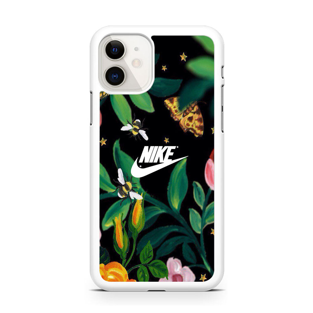 Nike Floral Frame Painting iPhone 11 Case