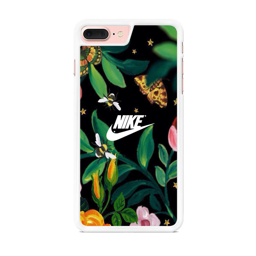 Nike Floral Frame Painting iPhone 8 Plus Case