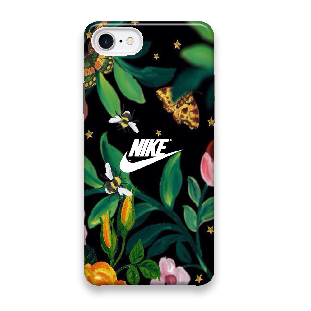 Nike Floral Frame Painting iPhone 7 Case