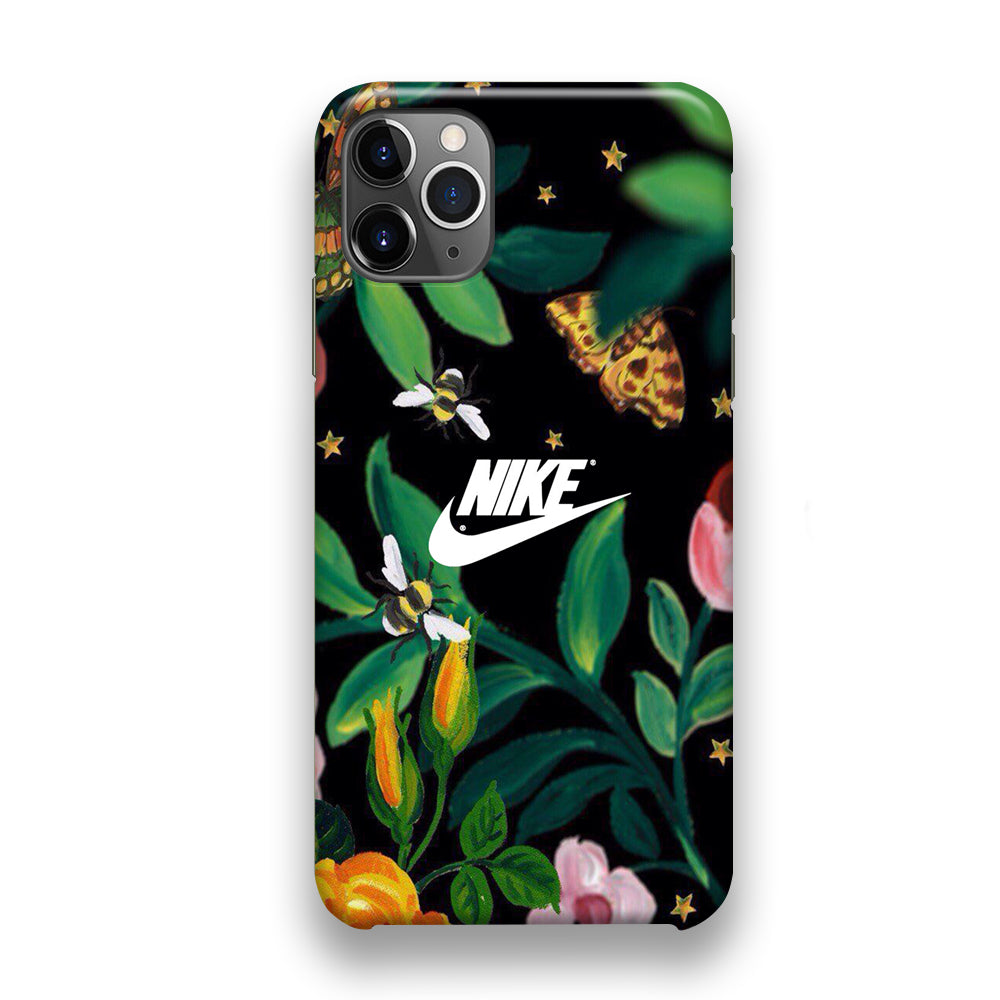 Nike Floral Frame Painting iPhone 11 Pro Case