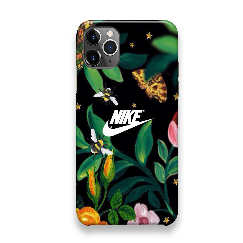 Nike Floral Frame Painting iPhone 12 Pro Max Case