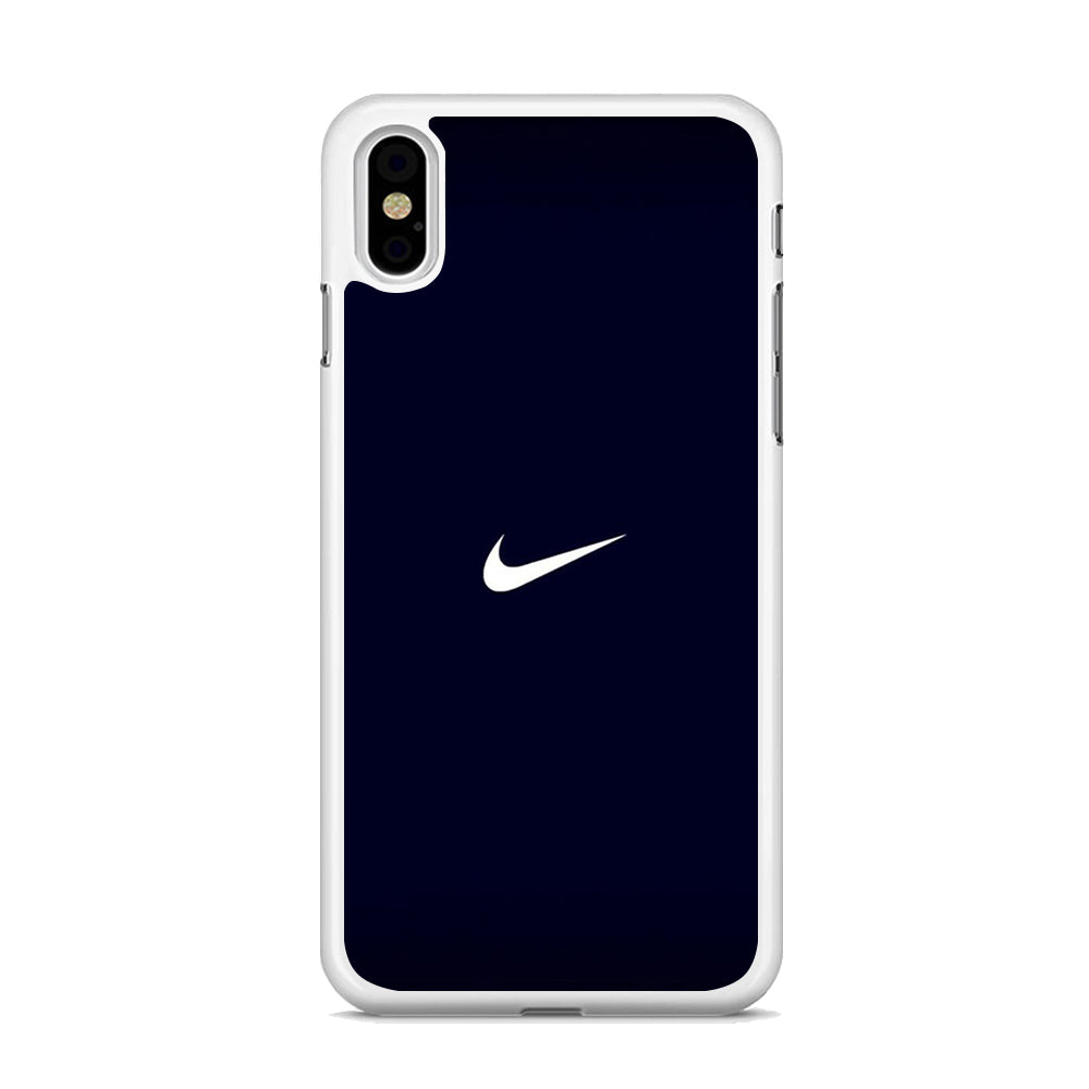 Nike Logo Blue iPhone X Case