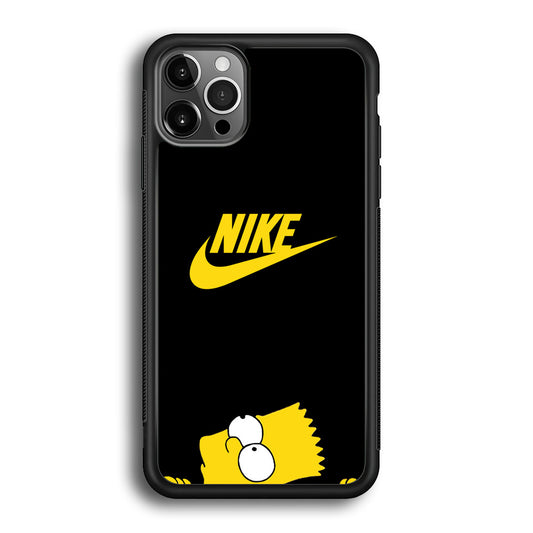 Nike Logo Sync Bart Logo iPhone 12 Pro Case