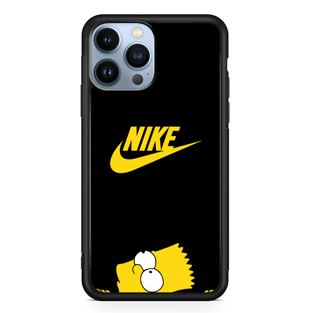 Nike Logo Sync Bart Logo iPhone 13 Pro Max Case