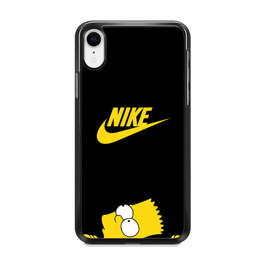 Nike Logo Sync Bart Logo iPhone XR Case