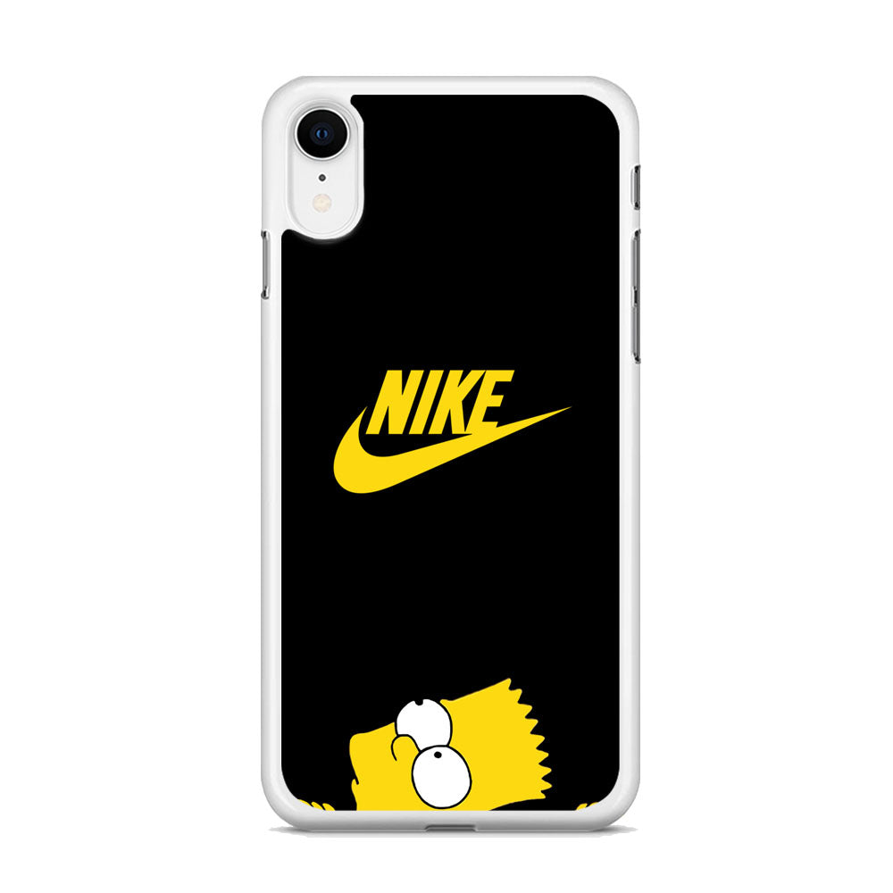 Nike Logo Sync Bart Logo iPhone XR Case