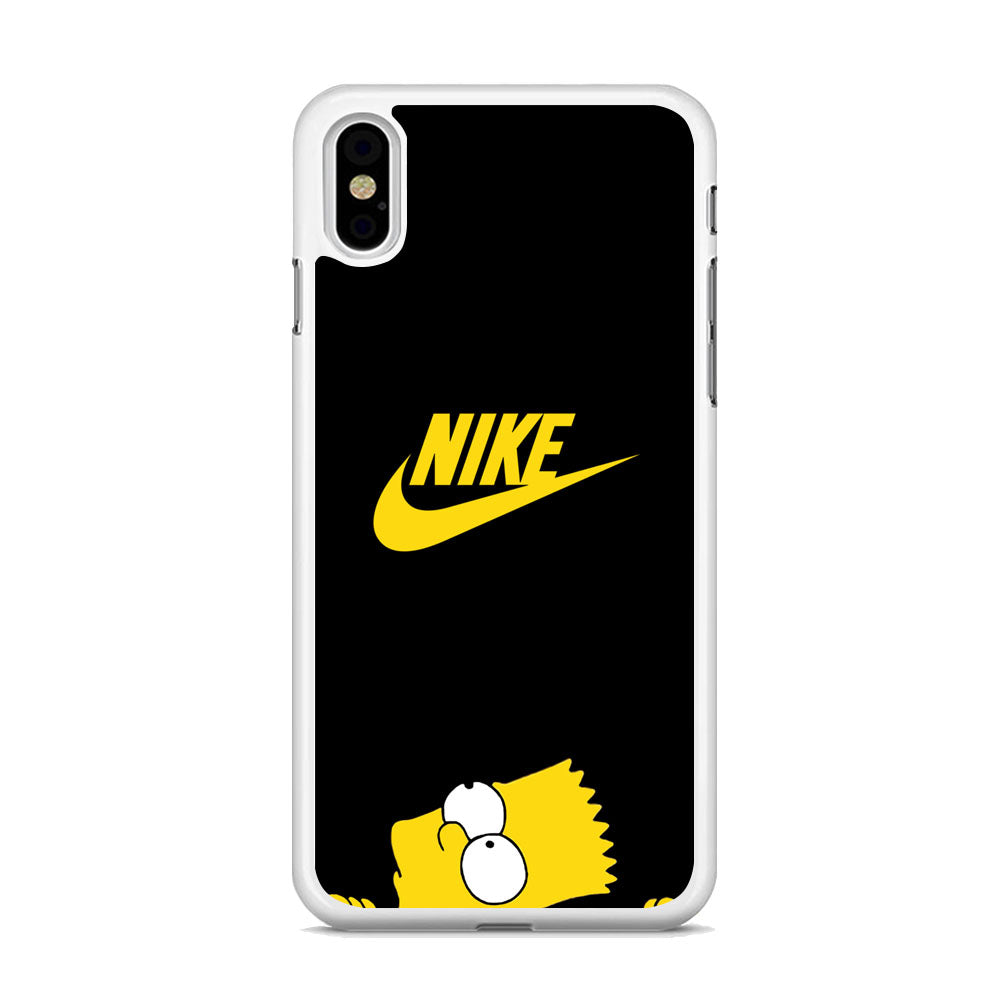 Nike Logo Sync Bart Logo iPhone X Case