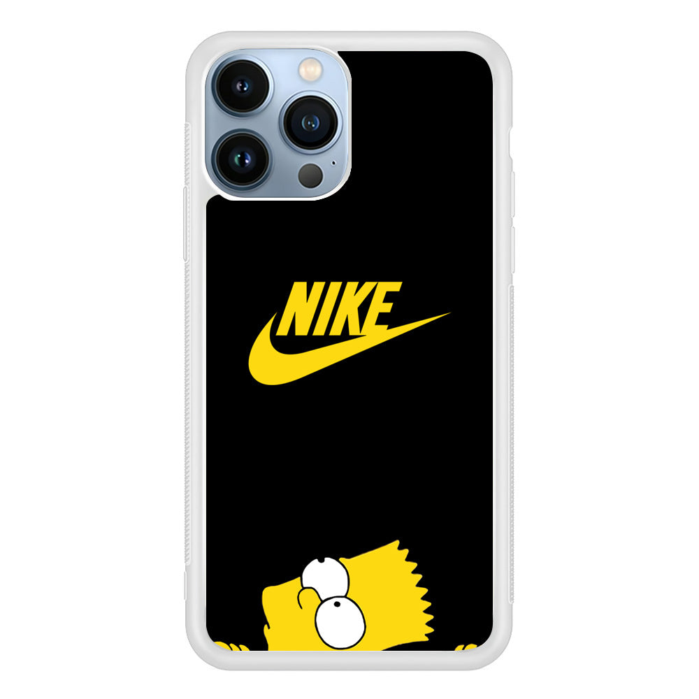 Nike Logo Sync Bart Logo iPhone 13 Pro Max Case