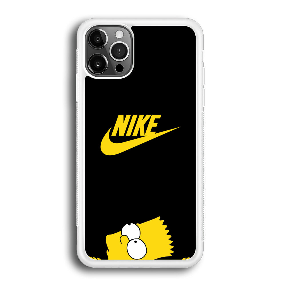 Nike Logo Sync Bart Logo iPhone 12 Pro Case