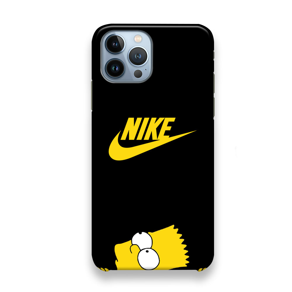 Nike Logo Sync Bart Logo iPhone 13 Pro Max Case