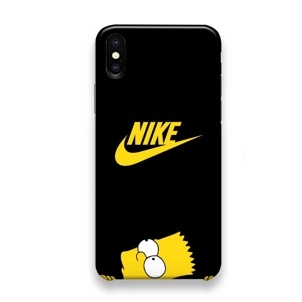 Nike Logo Sync Bart Logo iPhone Xs Case