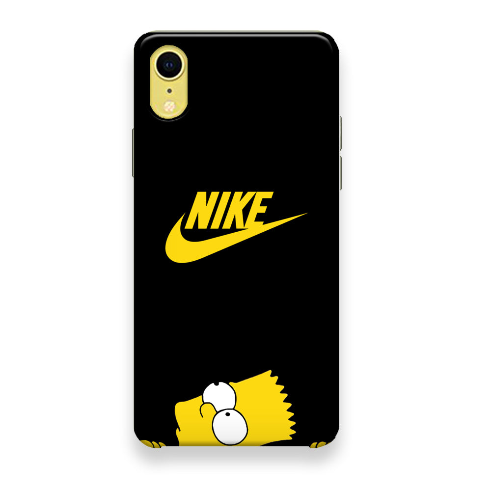 Nike Logo Sync Bart Logo iPhone XR Case