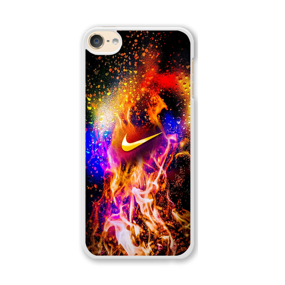 Nike Logo in Fire  iPod Touch 6 Case