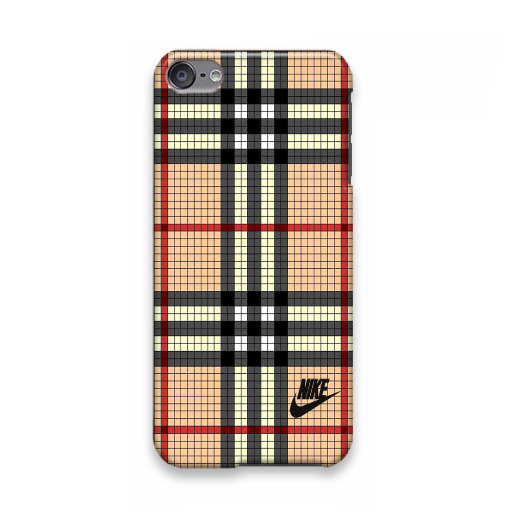 Nike Plaid Brown Motif iPod Touch 6 Case