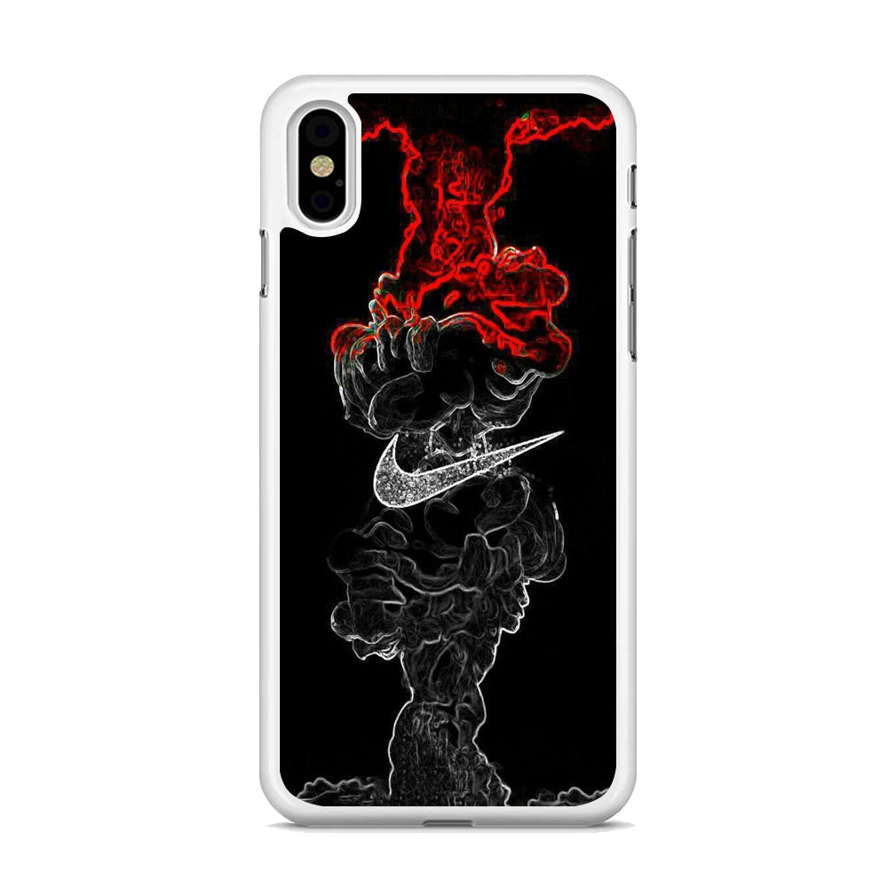 Nike Red Outburst Fuze Art iPhone Xs Max Case