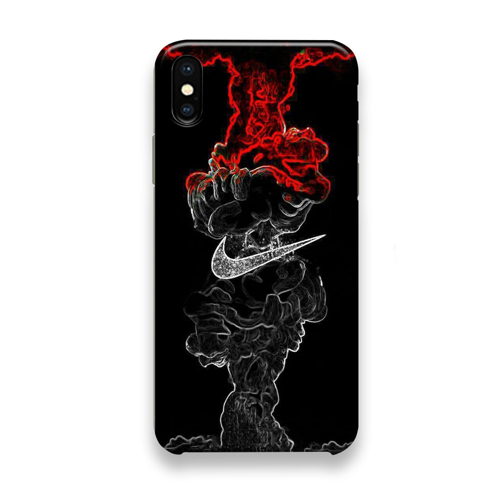 Nike Red Outburst Fuze Art iPhone X Case