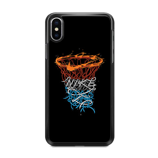 Nike Ring Basketball Art  iPhone X Case