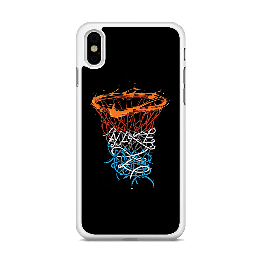 Nike Ring Basketball Art  iPhone X Case