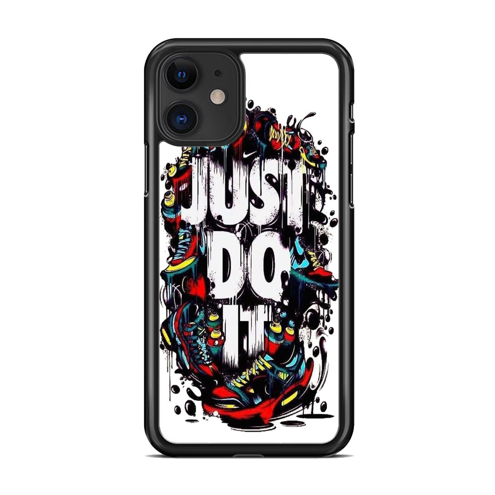 Nike Stamp Art Just Do It iPhone 11 Case