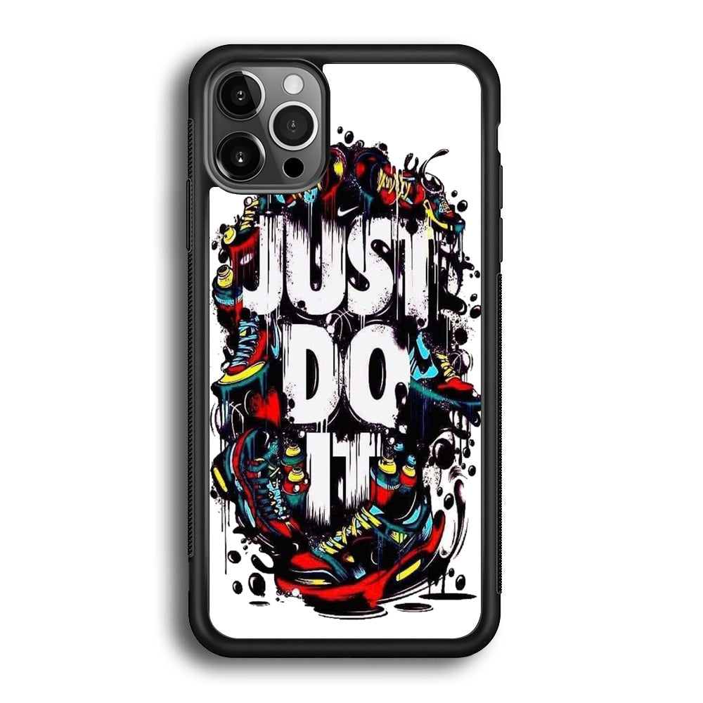 Nike Stamp Art Just Do It iPhone 12 Pro Max Case