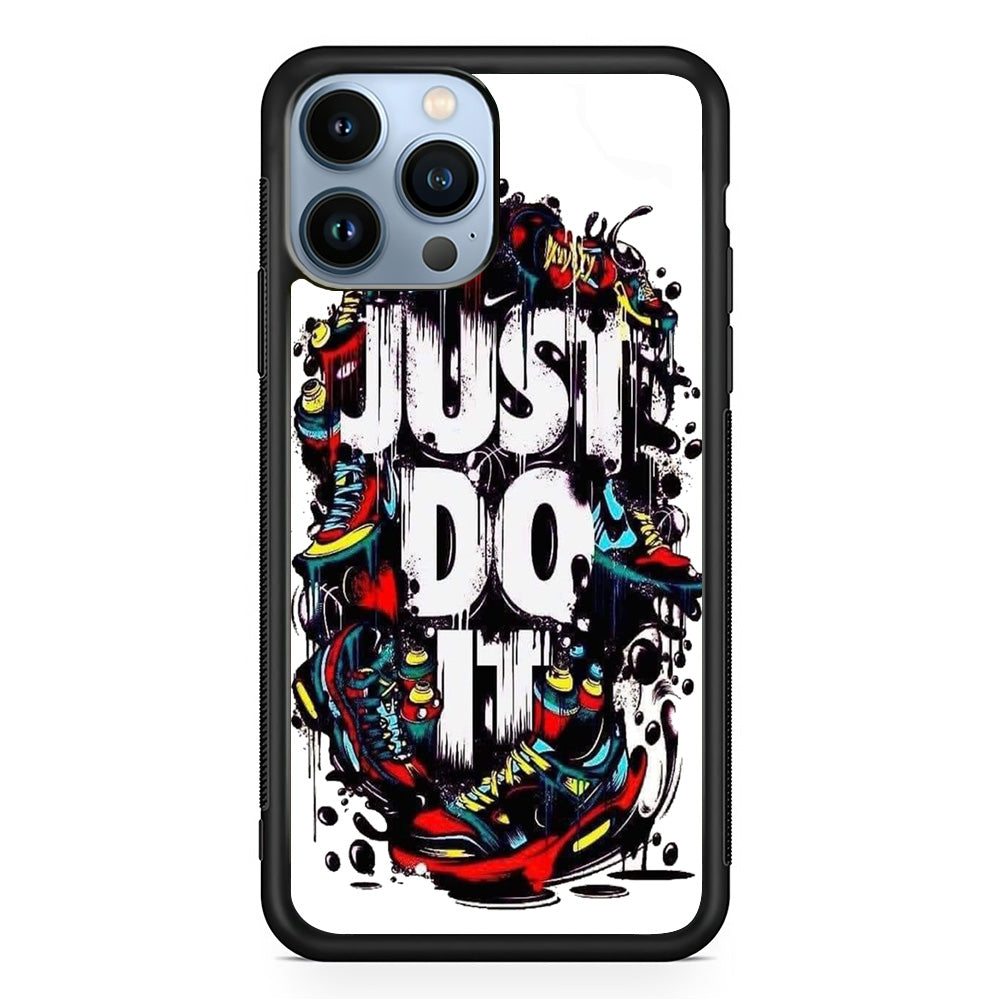 Nike Stamp Art Just Do It iPhone 13 Pro Max Case