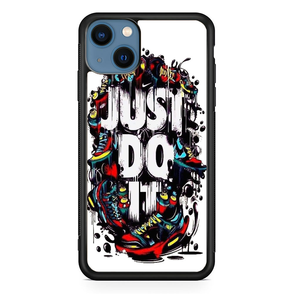 Nike Stamp Art Just Do It iPhone 13 Case