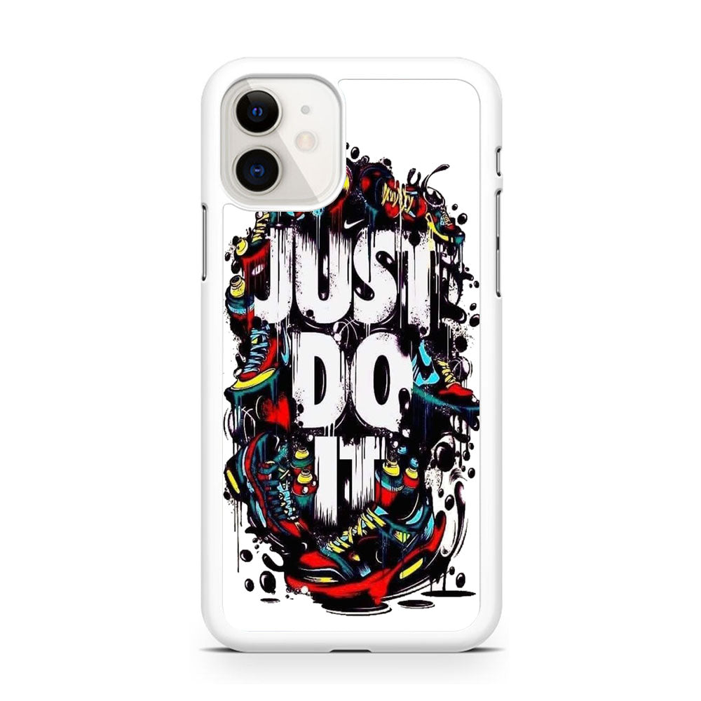 Nike Stamp Art Just Do It iPhone 11 Case