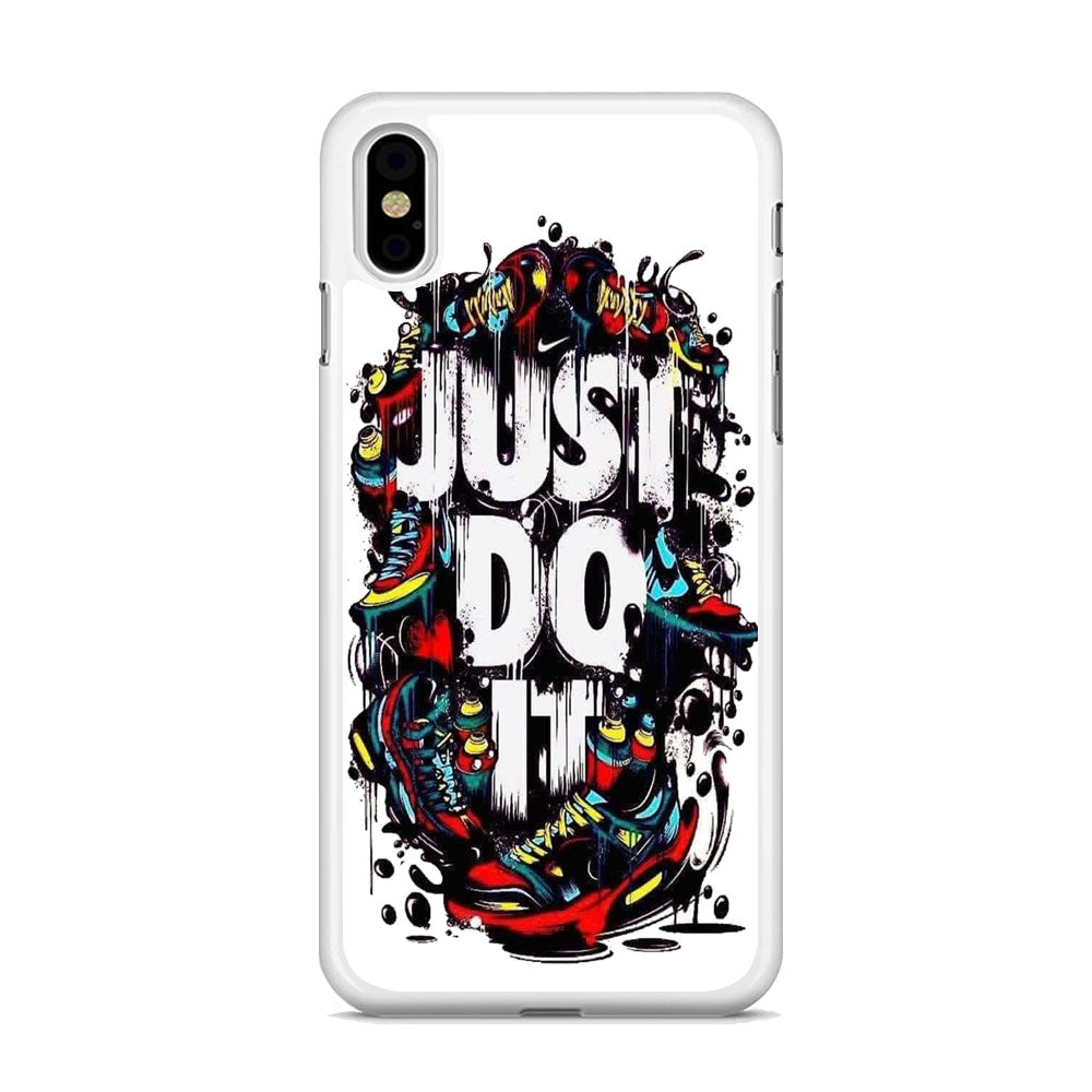 Nike Stamp Art Just Do It iPhone X Case