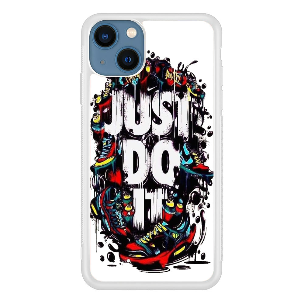 Nike Stamp Art Just Do It iPhone 13 Case