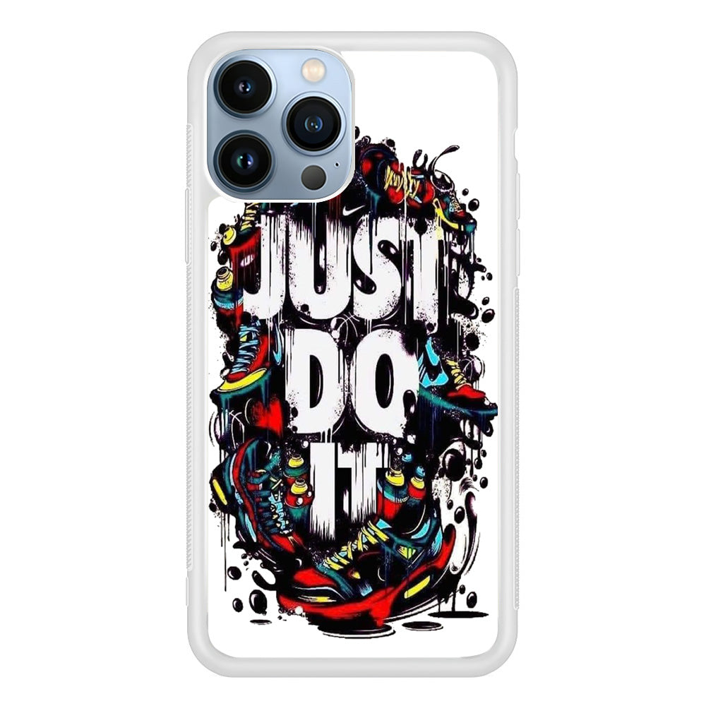 Nike Stamp Art Just Do It iPhone 13 Pro Case