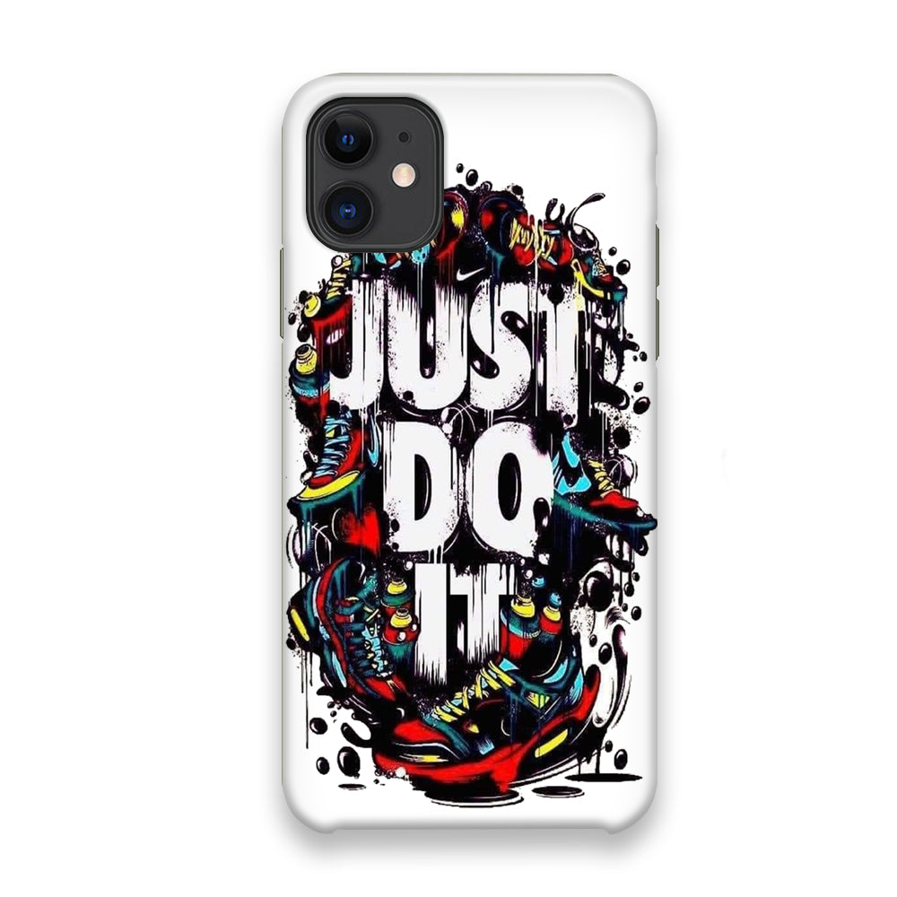 Nike Stamp Art Just Do It iPhone 11 Case