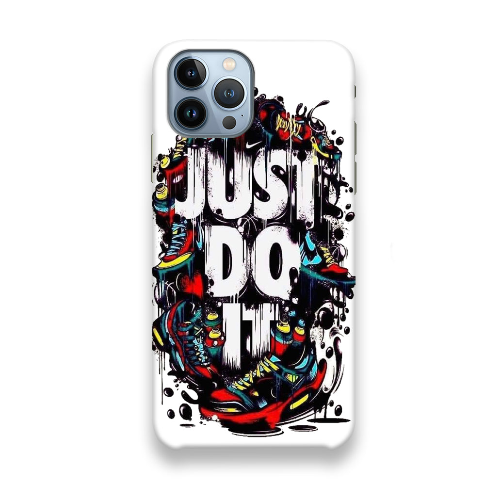 Nike Stamp Art Just Do It iPhone 13 Pro Case