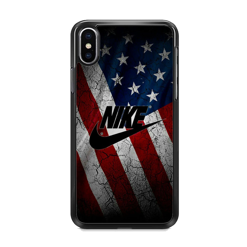 Nike USA Flag iPhone Xs Max Case