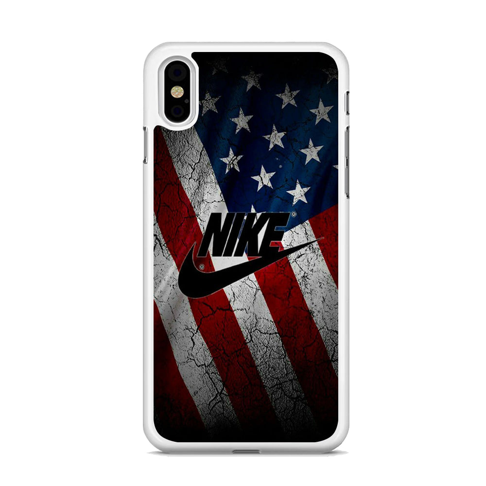 Nike USA Flag iPhone Xs Max Case