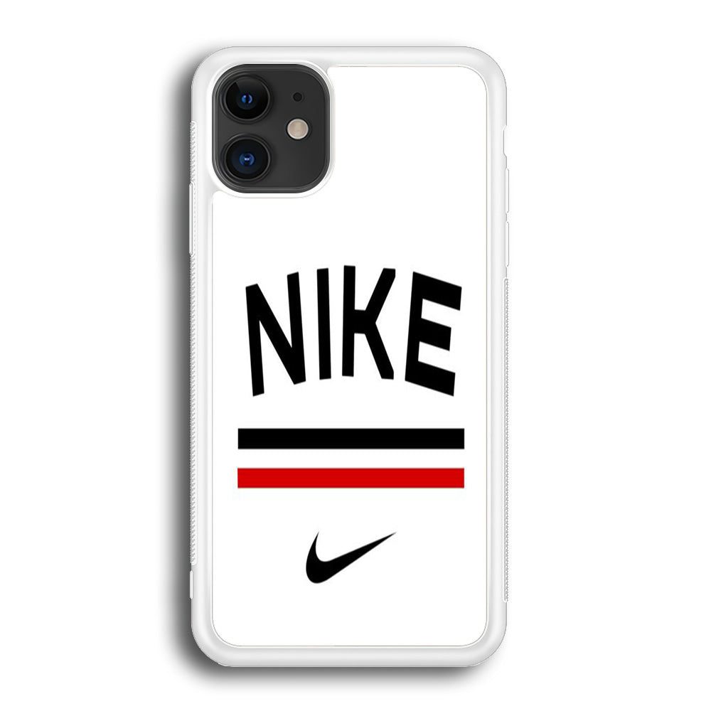 Nike White Flag Customize iPhone 12 Case