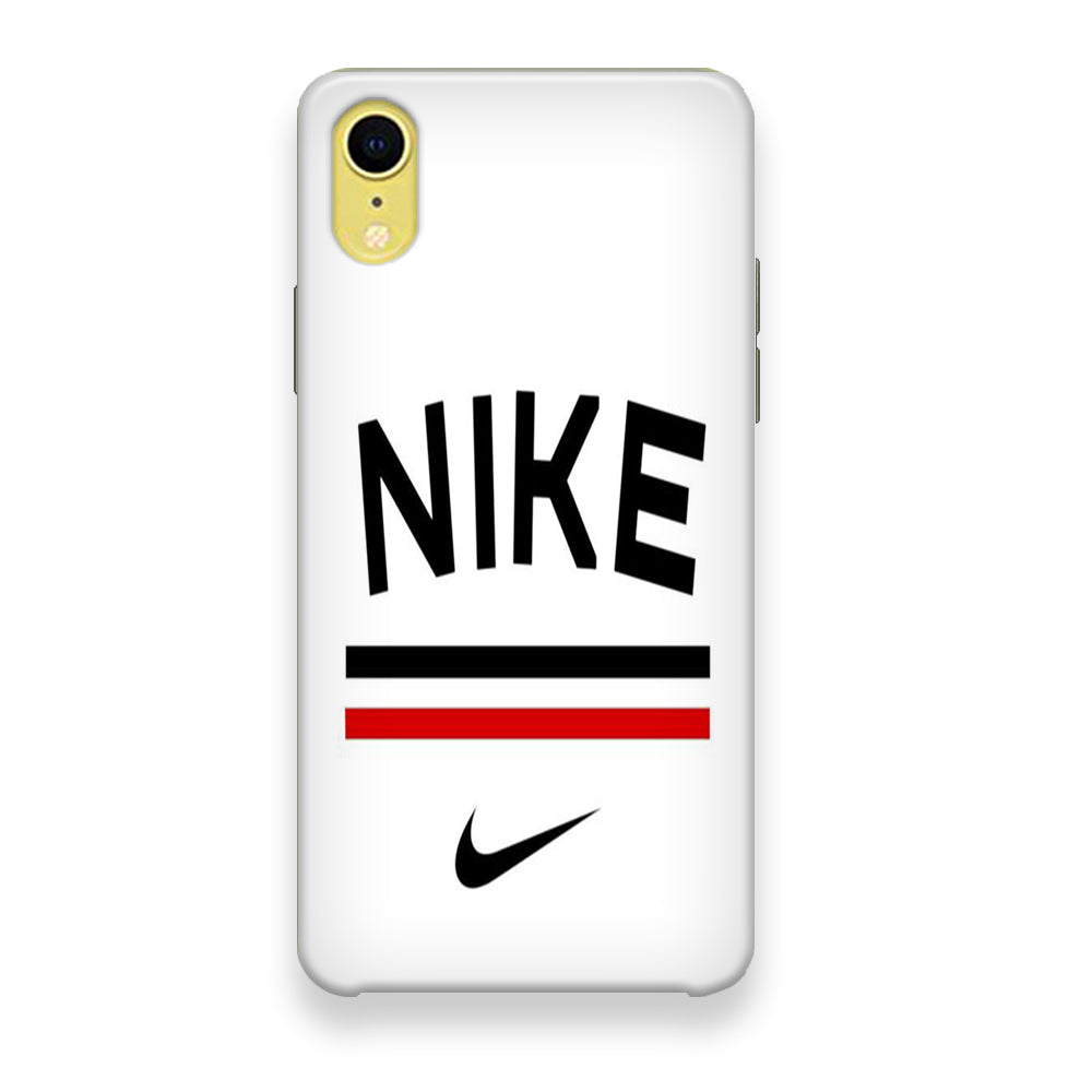 Nike White Flag Customize iPhone XR Case