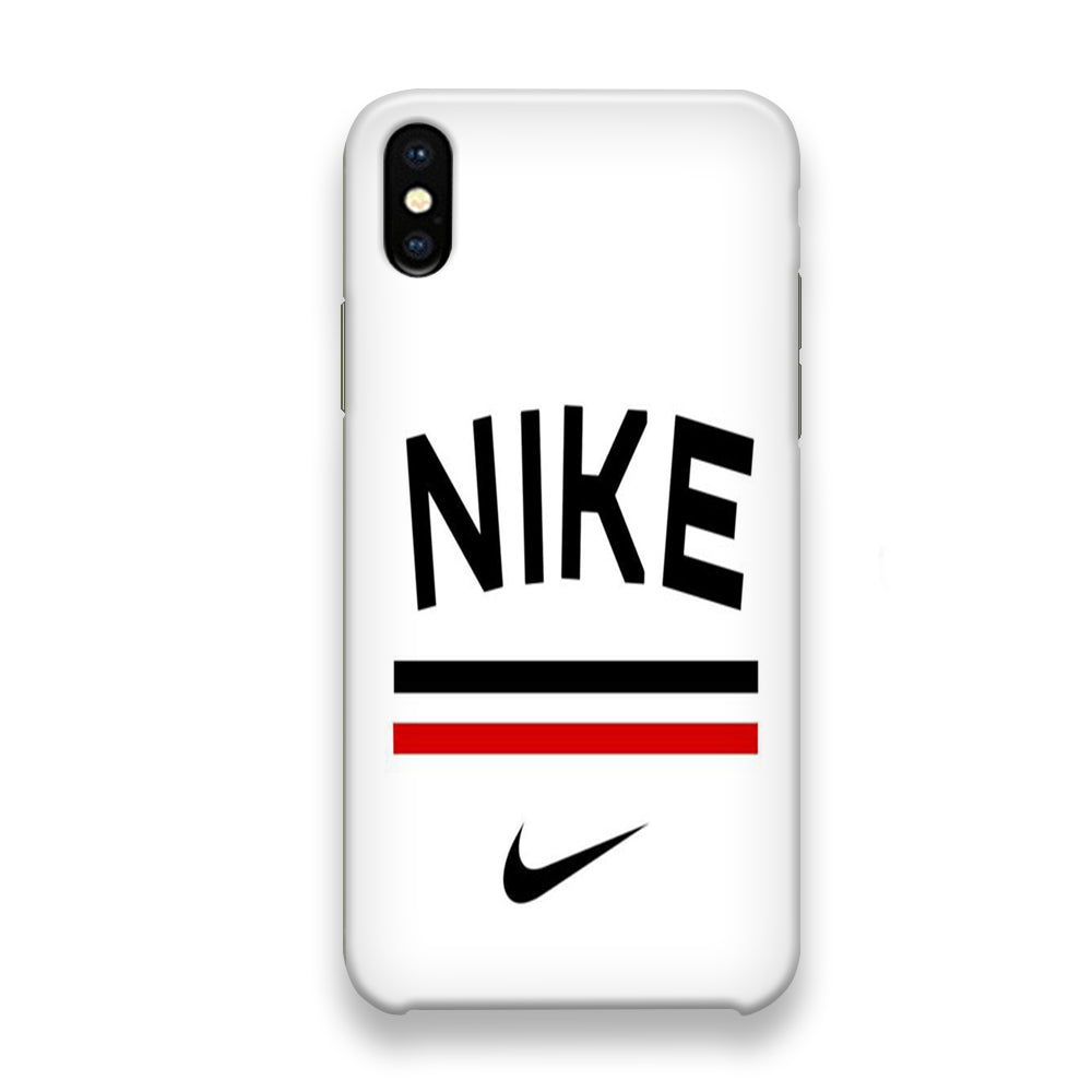 Nike White Flag Customize iPhone Xs Case