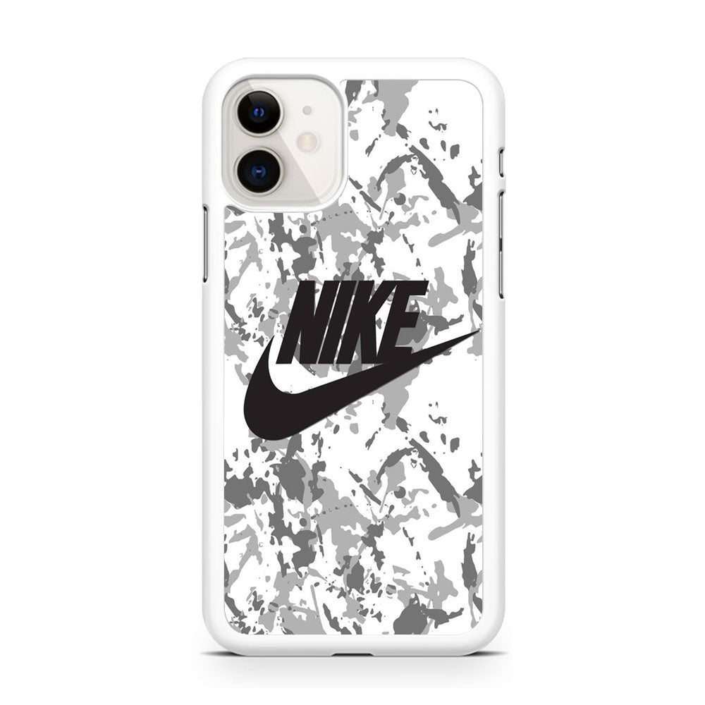 Nike White Ice Camo iPhone 11 Case