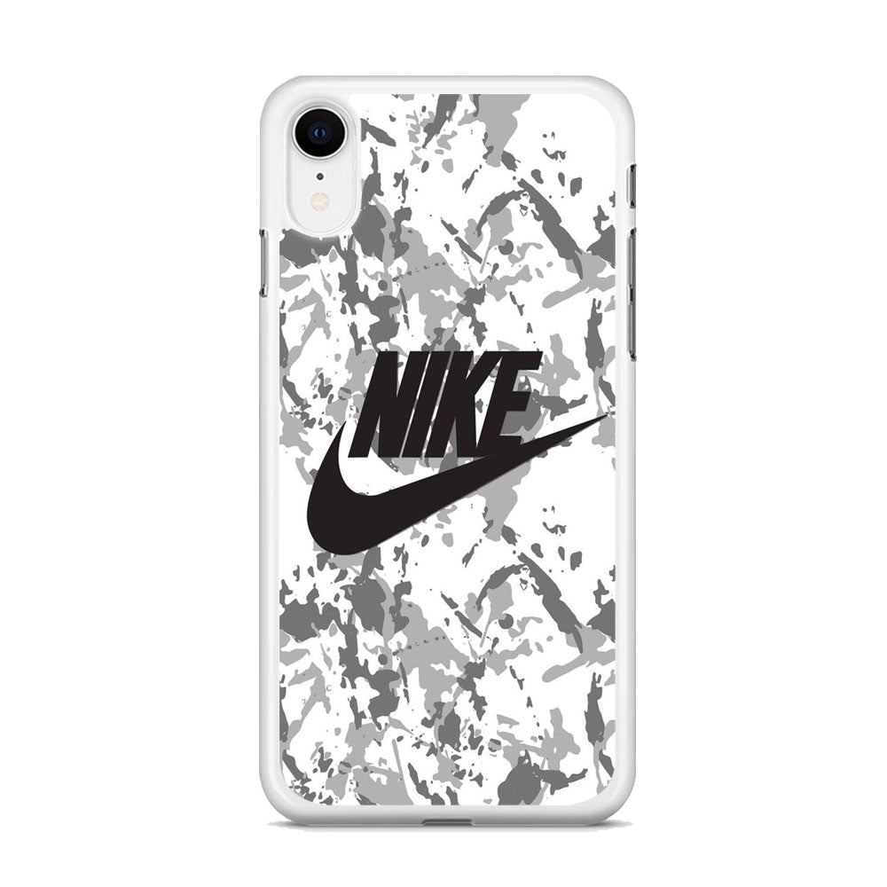 Nike White Ice Camo iPhone XR Case