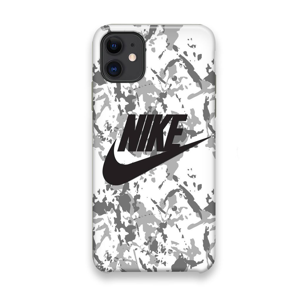 Nike White Ice Camo iPhone 11 Case