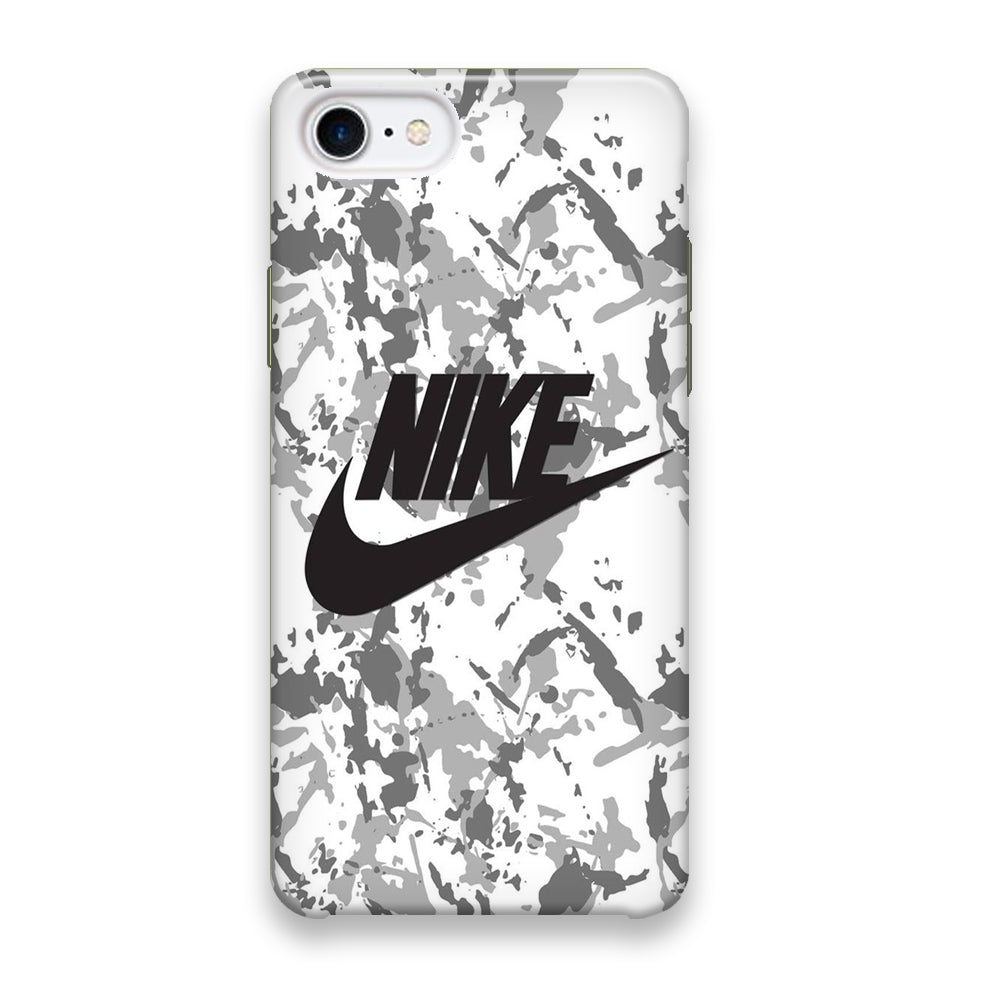 Nike White Ice Camo iPhone 8 Case