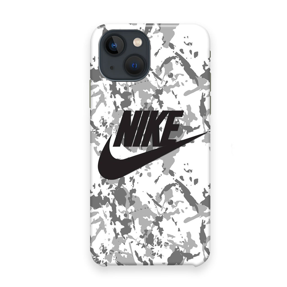 Nike White Ice Camo iPhone 13 Case