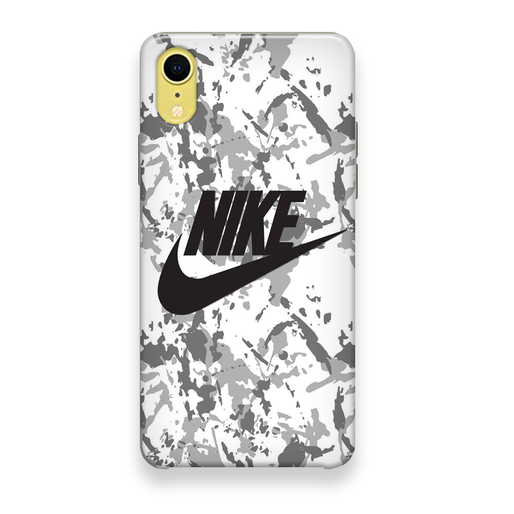 Nike White Ice Camo iPhone XR Case