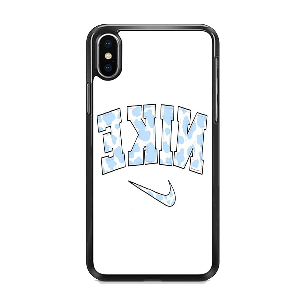 Nike White Skin Miror iPhone Xs Max Case