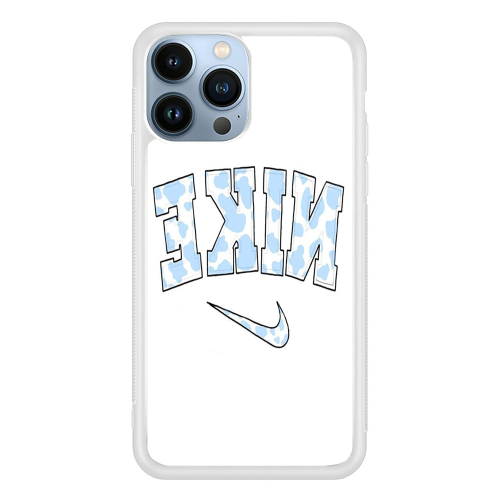 Nike White Skin Miror iPhone 13 Pro Case