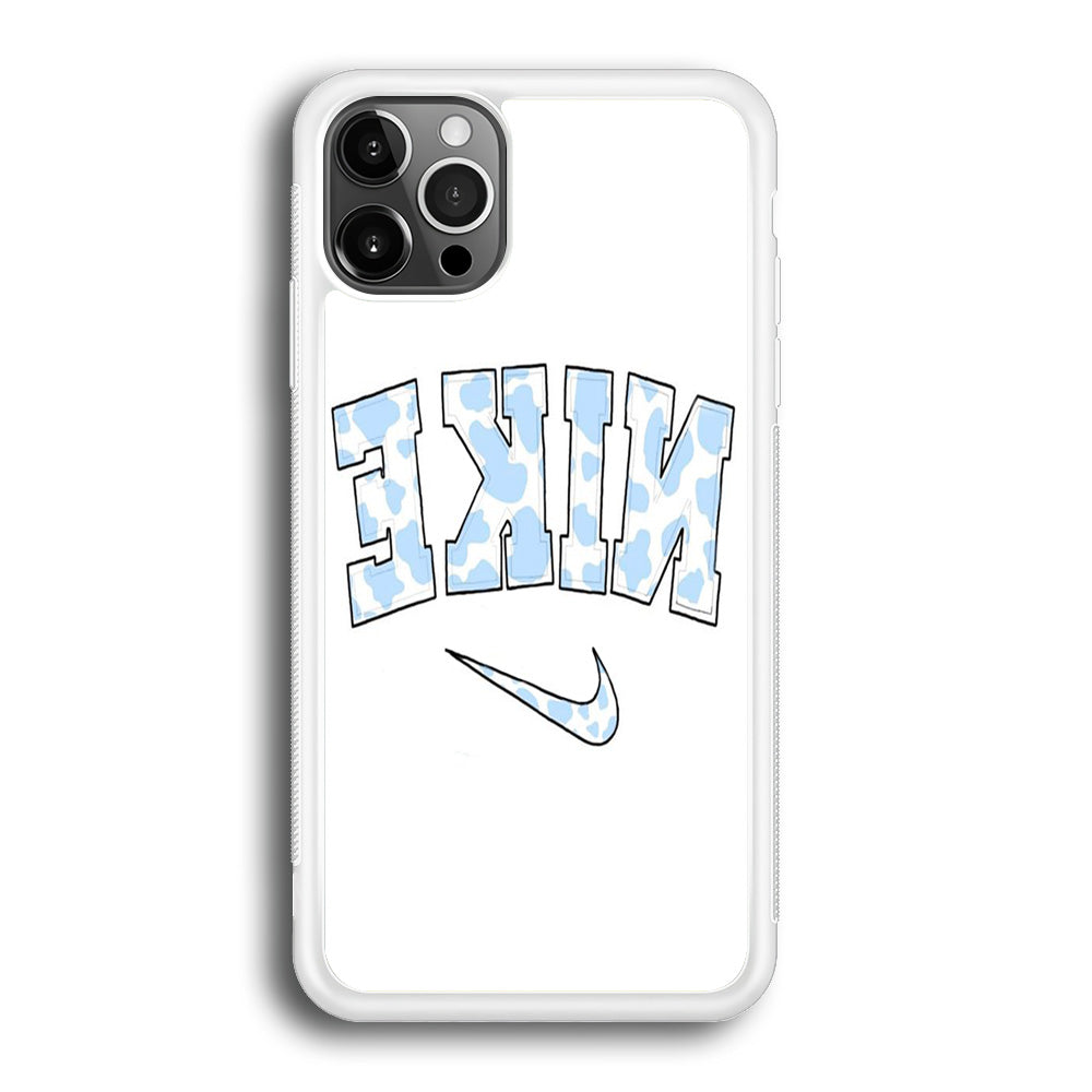 Nike White Skin Miror iPhone 12 Pro Case